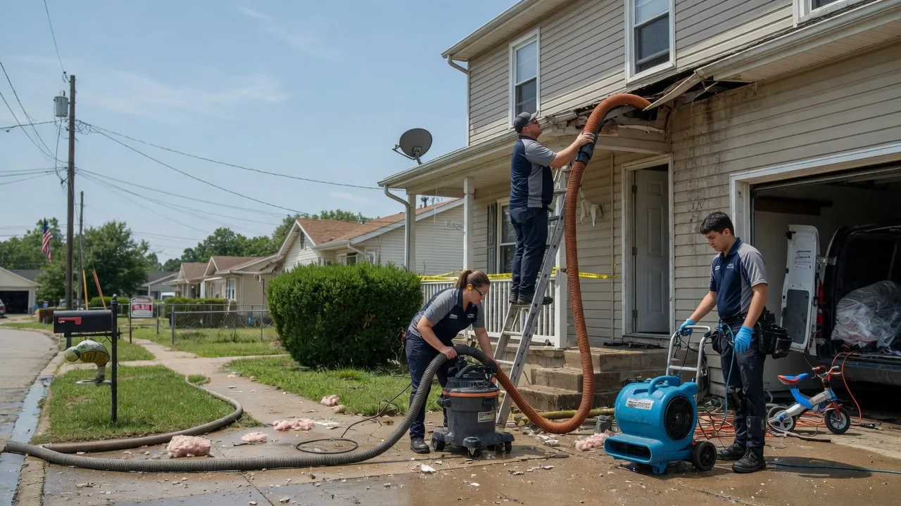 Water Damage Restoration in Waggoner, IL near me